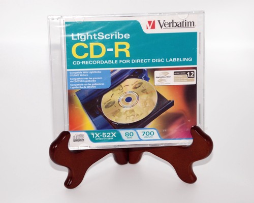 New verbatim lightscribe r - new, cd-r