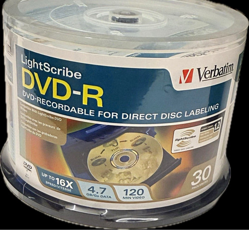 Verbatim lightscribe dvd - lightscribe, dvd-r