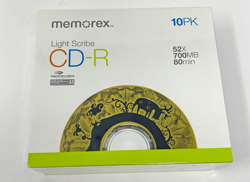 Memorex lightscribe 52x - memorex, cd-r