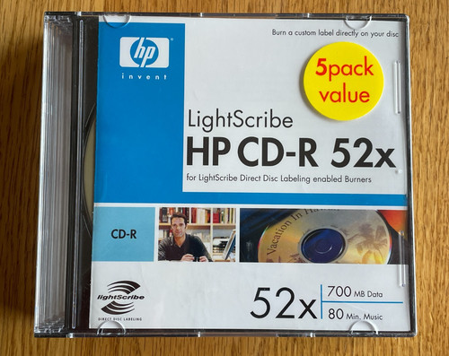 Lightscribe 52x 700 mb - lightscribe,