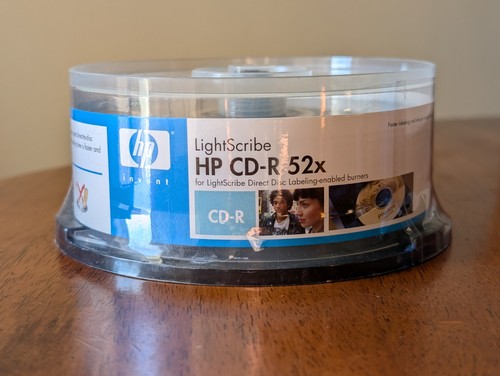 Boxed 52x lightscribe - hp, 700mb